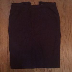 Anne Taylor loft plum pencil skirt